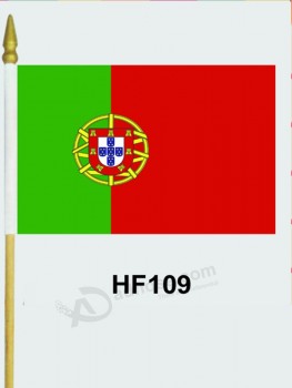 Wholesale Customized polyester hand flag painting with high quality and any size