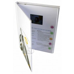 사용자 지정 LCD 비디오 안내 책자 인사말 카드 카드 비즈니스 카드