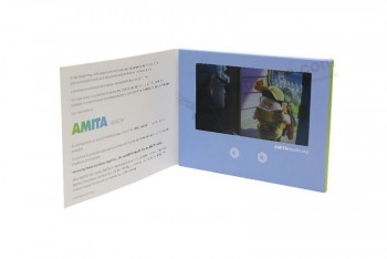 CE 5inch video business card