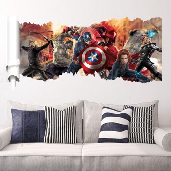 MArvel'S the AvengerS etiquetA de lA pAred cAlcomAníAS pArA niñoS hAbitAción decorAción del hogAr pApel pintAdo cArtel vivero wAl