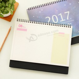 새로운 2017 창조 스타 하늘 책상 달력 날짜: 2016 년 10 월에서 12 월까지 2017