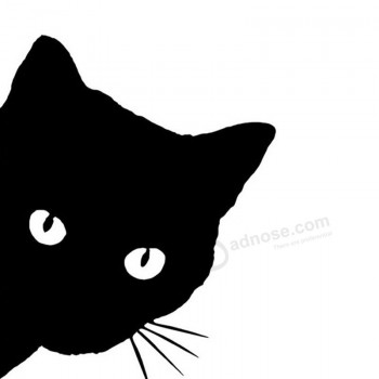 12*15Cm 고양이 얼굴 peering 자동차 스티커 데칼 애완 동물 고양이 오토바이 장식 스티커 자동차 창 dec에이l에스