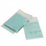 50pcs/Lot Bowknot Dot Pattern Plastic Self-Adhesive Cake Cookies Candy Bags Gift Packing Bag Wedding