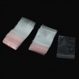 5x7cm Mini Clear Plastic Resealable Zip Lock Cellophane Bag with your logo