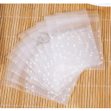Cheap Promotional Clear OPP Bag with White Dots