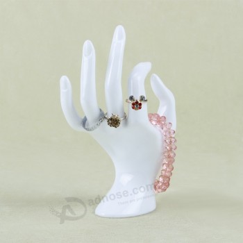 批发优质塑料ok手形手镯手镯戒指展示架