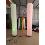 Colorful lighting decorative inflatable wedding columns air roman column with high quality and any size