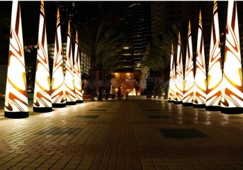 Inflatable Lighting Advertising Screw Column with LED Lights with high quality and any size
