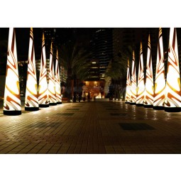 Nflаtаble надувная световая рекламная винтовая колонка со светодиодными фонарями