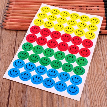 10 Pcs Lovely Cute And Colorful Kids Funny Smile Faces Parents Teachers Praise Children Well Done Ne