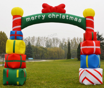 Custom printing christmas inflatable balloon arch with your logo with high quality and any size