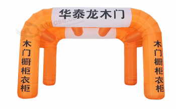 Custom logo double stand inflatable arches with your logo with high quality and any size
