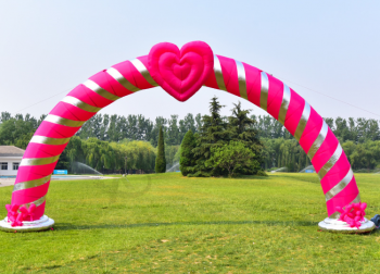Factory custom printing inflatable wedding arch with high quality and any size
