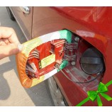 Car petrol hood flag cover for Vehicle Fuel Caps with your logo