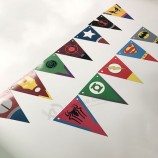 Wholesale Customized Bunting String Flags , Colorful Flying Buntings