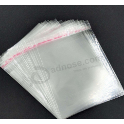 Cheap Custom Self Adhesive Transparent Plastic Bag with your logo