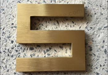 High Quality Gold Metal Number Signs Wholesale
