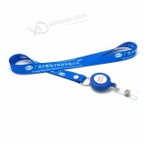 Wholesale Customized Offset retractable badge holder personalized lanyards Printing with your logo