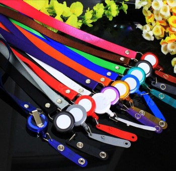 Factory direct sale custom retractable badge holder personalized lanyards with company logo
