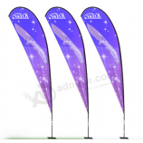 Double Side Printed Fashion Beach Flags Factory Direct