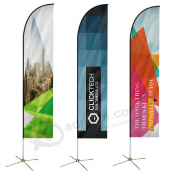Banderas promocionales personalizadas que publicitan banderas de swooper