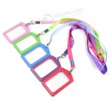 Custom nursing badge holders personalized Lanyard with pouch for sale and your logo