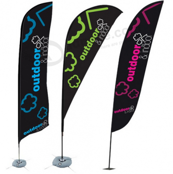 Custom Made Flags Cheap Swooper Advertising Flags with high quality and any size