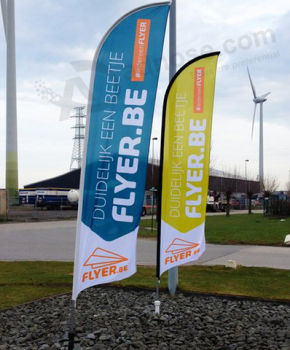 Custom Printed Flags Cheap Swooper Advertising Flag Manufacturer with high quality and any size