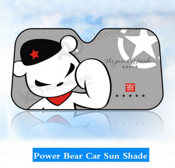 Bedrukte cartoon auto voorruit cover voor zon