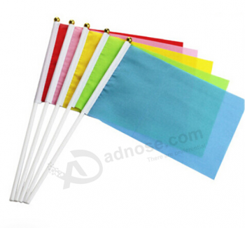 4"*6" Best Selling Sport hand flags manufacturer with high quality and any size
