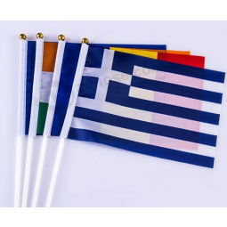 Wholesale National Hand Flag for Outdoor Sports with high quality and any size