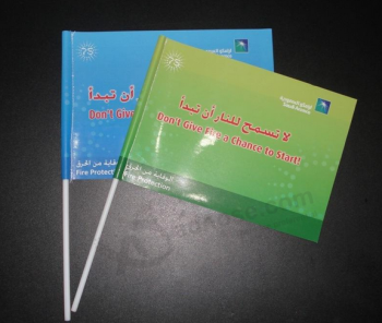 Custom Printing Paper Hand Flag for Sale with high quality and any size