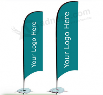 Drapeaux personnalisés en gros bannières de drapeau de plume personnalisée