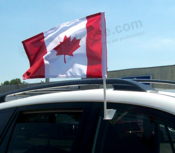 Bandeiras nacionais por atacado canadenses da janela de carro da fábrica