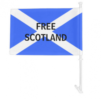 High Quality Scotland Car Window Flags Wholesale with high quality and any size