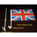 Venta directa de la fábrica banderas de la ventana del coche del país Reino Unido