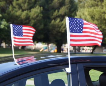 Custom Design Car Window US Flags Wholesale with high quality and any size