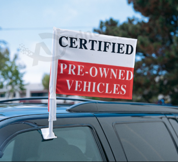 Personalized Custom Car Window Flags for Advertising with high quality and any size