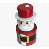 WeihnachtsMann forMte SüßiGkeits-Zinnkasten