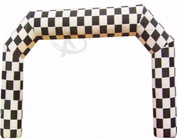 Custom inflatable checkered arches, inflatable entrance arch