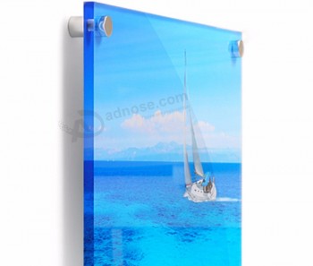 Wholesale custom high quality Large Format Printing For Wall Mounted Acrylic Display Board