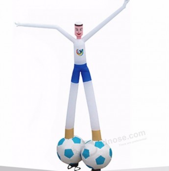Danseur gonflable de ciel de ballon de rugby/Danseur d'air de football gonflable pour la publicité