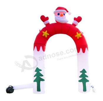 Hot Oxford Inflatable Christmas Santa Claus Arch for Sale
