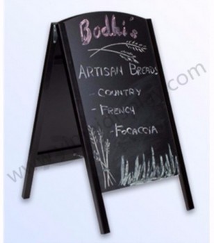 Wood Double-Sided Frame chalkboards Sidewalk Sign foldable Wet Erase Board YM07294
