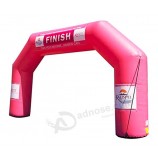 Arche gonflable faite sur commande bon marché pour des courses, voûte gonflable de ligne d'arrivée
