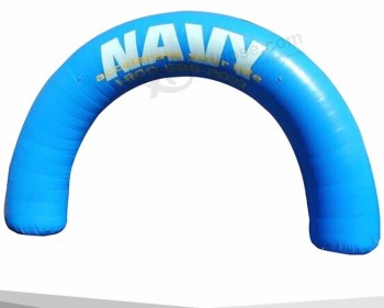 Arco inflable azul de la buena calidad al aire libre, arco barato inflable