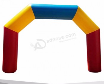 custom outdoor lighting advertising finish line inflatable arch