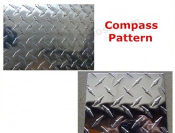 оптовые подгонянные 6061 6063 7075 алюминиевый сплав протектора алмазный контрольный лист пластины для напольных пластин для строительства для обрезной полосы
