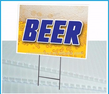 Wholesale customized 4' * 8' for outdoor advertisment material use plastic flute pp corrugated hollow board