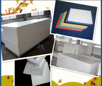 Wholesale customized 4x8 PVC foam board for printing plastic advertise material in shanghai